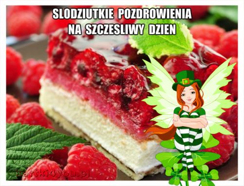 Słodkie pozdrowienia na szczęśliwy dzień:)