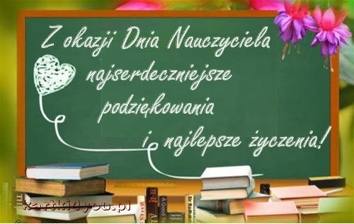 Kartki4you Ekartka Z Okazji Dnia Nauczyciela Darmowe Ekartki I życzenia 7005