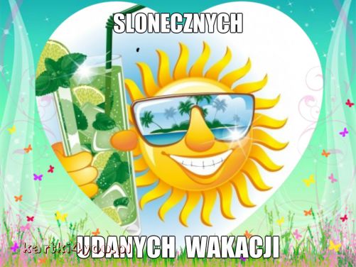 Udanych słonecznych Wakacji